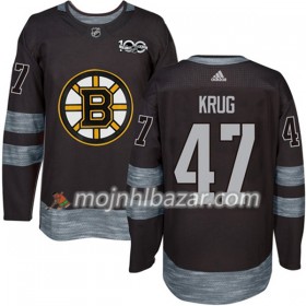 Dresovi Boston Bruins Torey Krug 47 1917-2017 100th Anniversary Adidas Crna Authentic - Muške